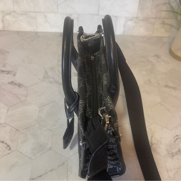 MICHAEL KORS MIRELLA BLACK MULTI METALLIC SM SHOPPER TZ XBODY - Picture 3 of 13